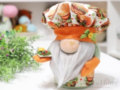 Гном, шеф, кухненски помощник, десен Хамбургери