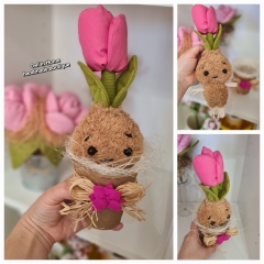 Лале, Грудка, човече с цвете