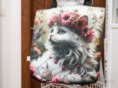 Текстилна торба с Котка
