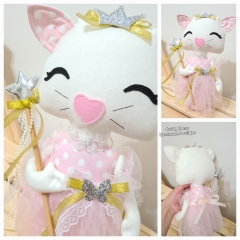 Коте балерина, играчка за декорация