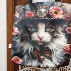 Текстилна торба с Котка